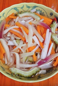 新生姜と野菜たち　我が家のピクルス