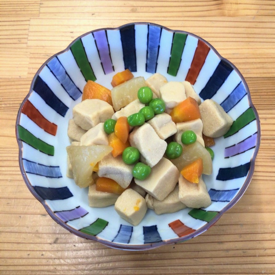 高野豆腐の炒め煮の画像