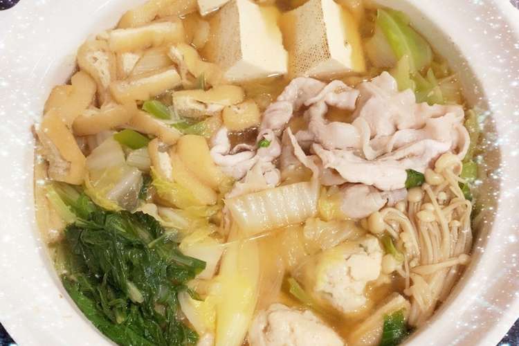 醤油ちゃんこ鍋 レシピ 作り方 By ホワイトアイ クックパッド 簡単おいしいみんなのレシピが366万品