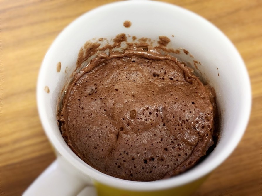 マグカップ蒸しケーキ〜チョコ味の画像
