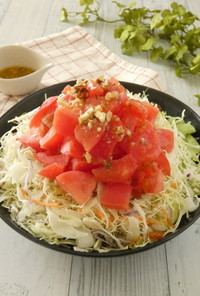 シャリシャリトマトのサラダ
