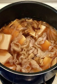 豚バラ肉豆腐♪フライパンor鍋1つ
