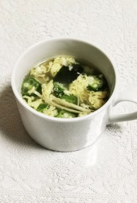 冷凍＆乾物で簡単！オクラの中華風スープ