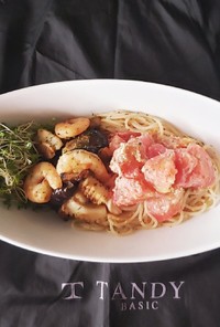 トマトシャーベット～大粒海鮮冷製パスタ