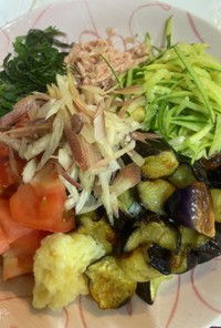 野菜たっぷり素麺　覚書き