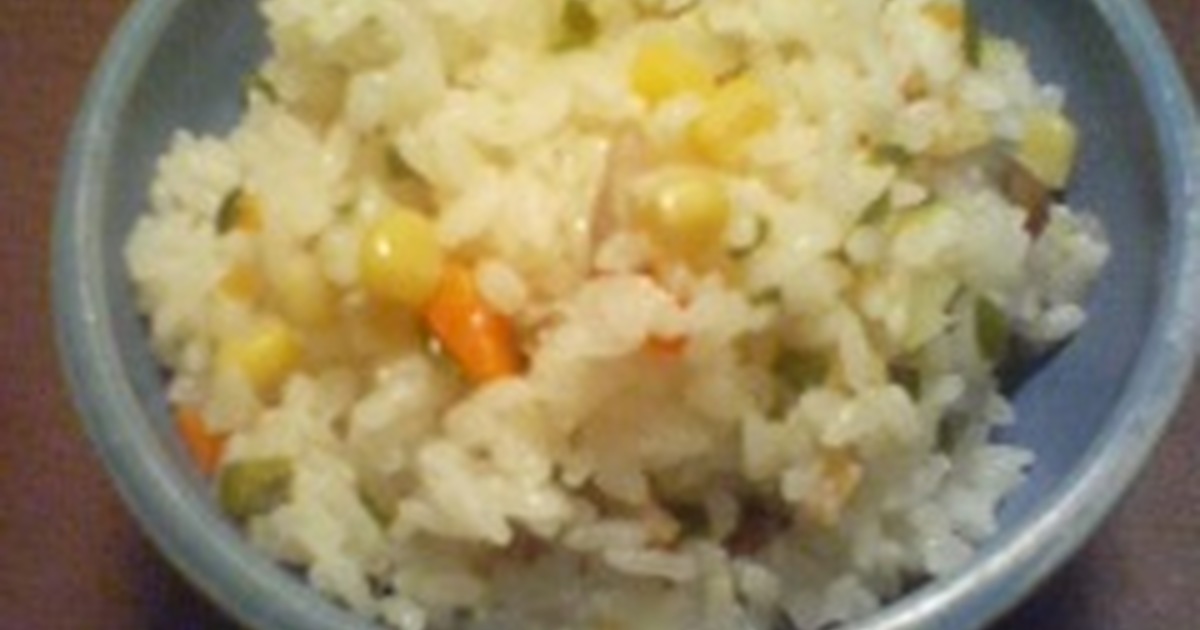 コンソメで簡単炊き込みご飯 レシピ 作り方 By にしじー クックパッド 簡単おいしいみんなのレシピが374万品