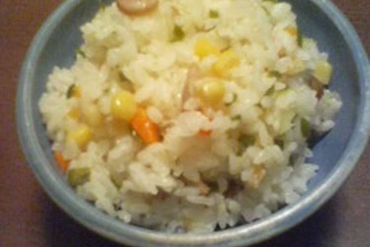 コンソメで簡単炊き込みご飯 レシピ 作り方 By にしじー クックパッド 簡単おいしいみんなのレシピが354万品