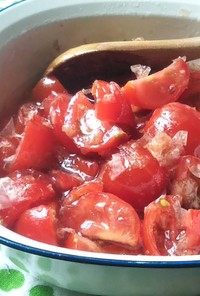 【簡単】トマトの和風ドレッシング