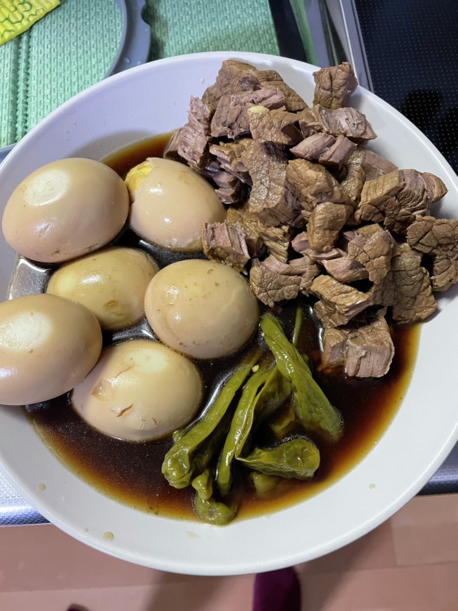 牛肉の醤油煮（韓国料理）の画像