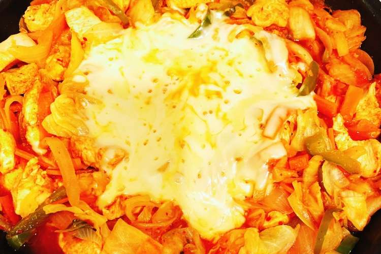 子供もok 鶏胸肉でチーズタッカルビ レシピ 作り方 By ちゃまどん クックパッド 簡単おいしいみんなのレシピが375万品