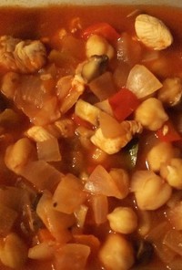 作りおき☆ひよこ豆の簡単トマトスープ
