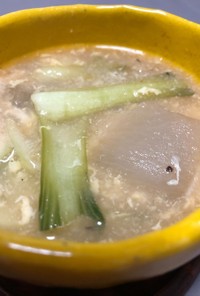 冬瓜と青梗菜のスープ