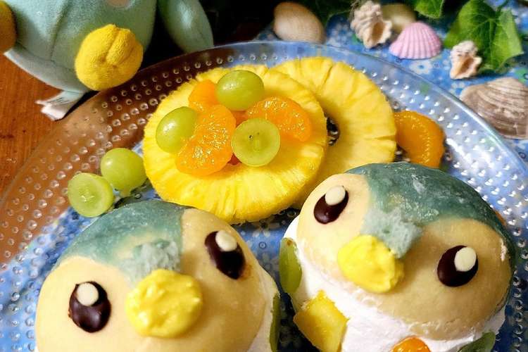 可愛い 夏フルーツのポッチャマリトッツォ レシピ 作り方 By Ayakoooooo クックパッド 簡単おいしいみんなのレシピが372万品