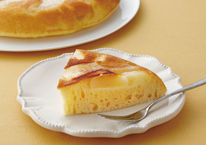 梨のフライパンケーキの画像