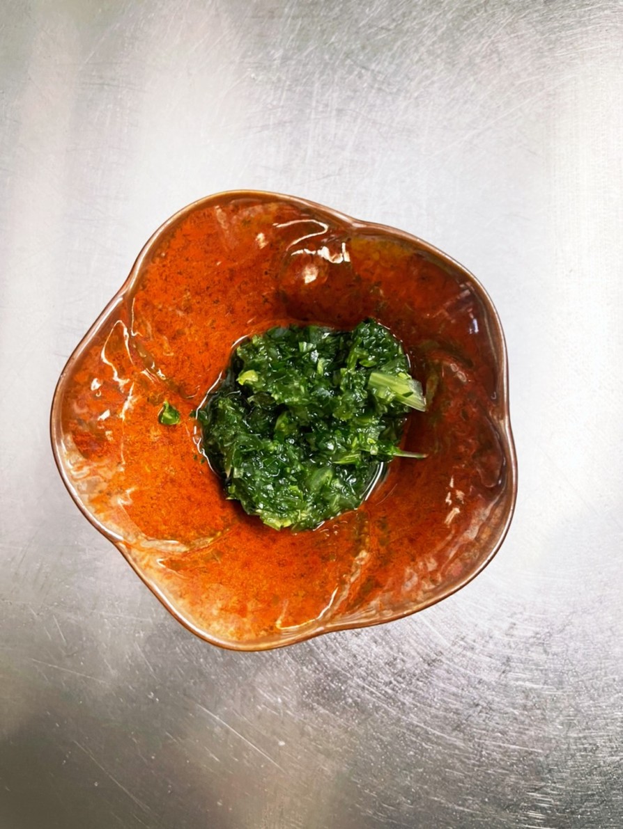 【離乳食中期・後期】レンジで小松菜の画像