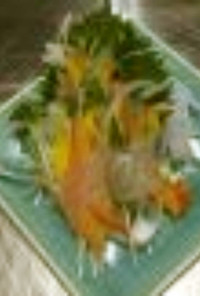 連子鯛の彩り野菜巻き