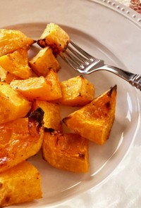 バターナッツかぼちゃの簡単オーブン焼き