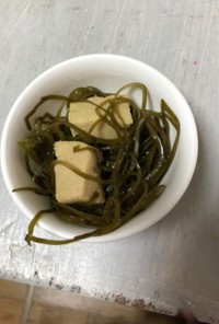 昆布と高野豆腐の煮物　枝豆無しVer.