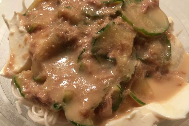豆腐ときゅうりの冷や汁そうめん レシピ 作り方 By クックlka2xx クックパッド 簡単おいしいみんなのレシピが373万品