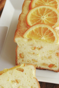 オレンジとクリームチーズのパウンドケーキ