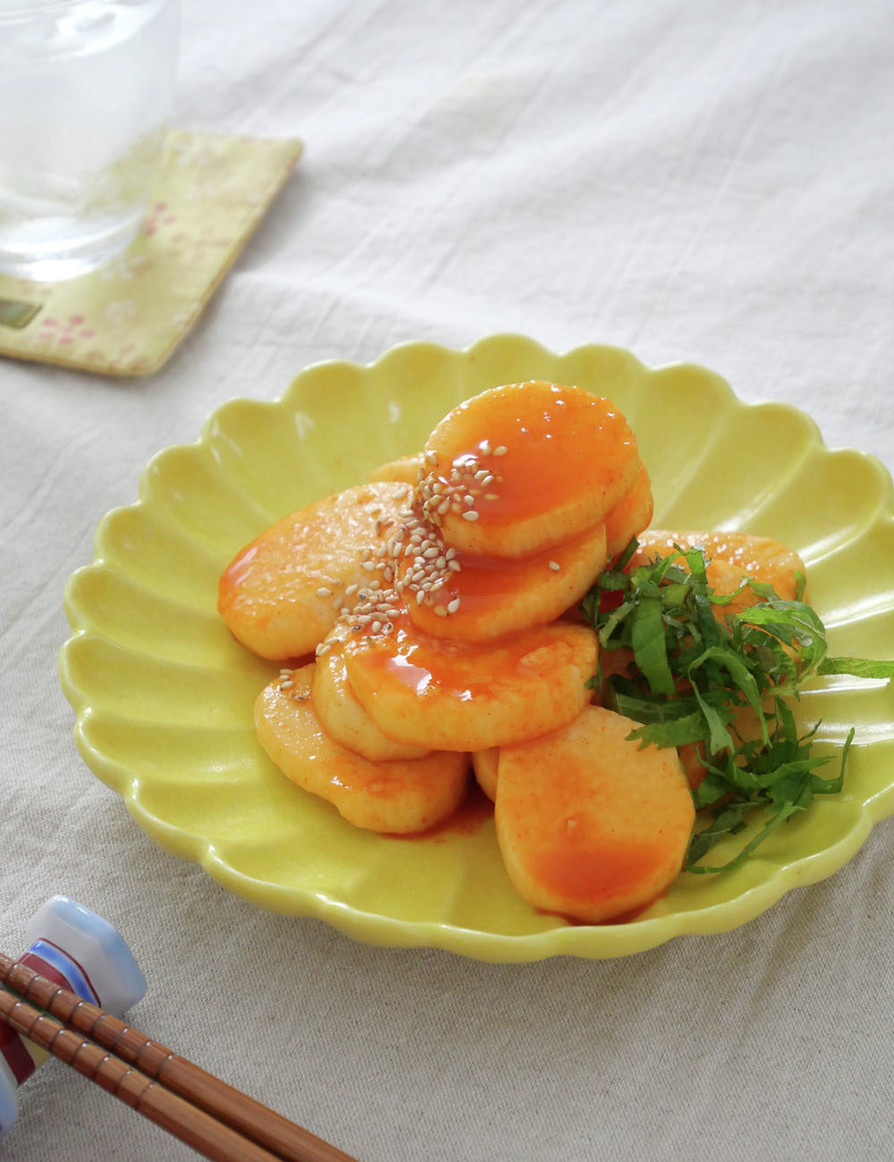 長芋とコチジャンのピリ辛漬けの画像
