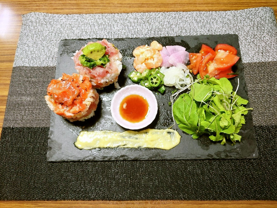 ヨウサマの減塩Bistro風ちらし寿司の画像