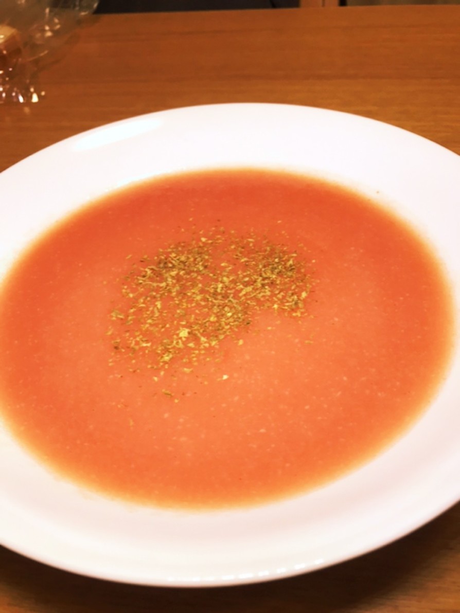 長芋とトマトのポタージュスープの画像