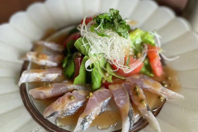 特別編 梅山椒ドレッシングでお刺身サラダ レシピ 作り方 By 味ノ交差点 クックパッド 簡単おいしいみんなのレシピが359万品