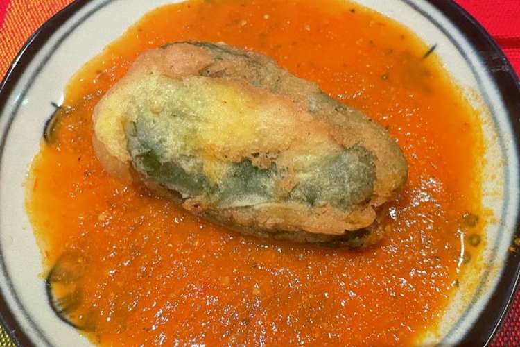 ピーマンの肉詰めメキシコ風チレレジェーノ レシピ 作り方 By Salsita クックパッド 簡単おいしいみんなのレシピが366万品