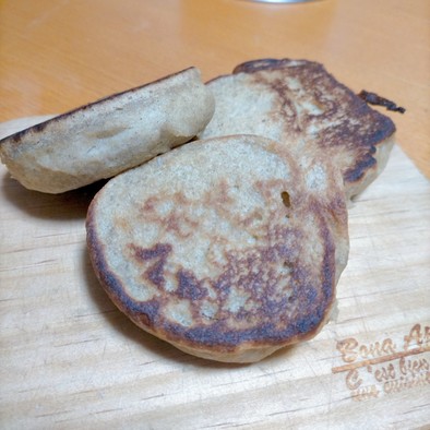 大豆粉とそば粉のパンケーキ（乳卵粉なし）の写真