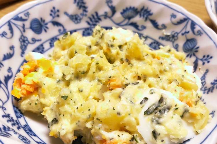 自宅の乾燥バジルを１瓶入れたポテトサラダ レシピ 作り方 By Nw3ei4 クックパッド 簡単おいしいみんなのレシピが367万品