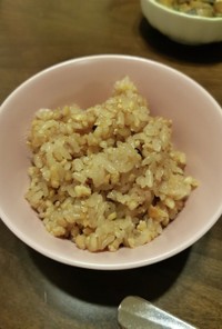 雑穀米で生姜と鶏そぼろの炊き込みご飯