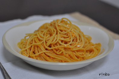 たまごケチャップのスパゲティの写真