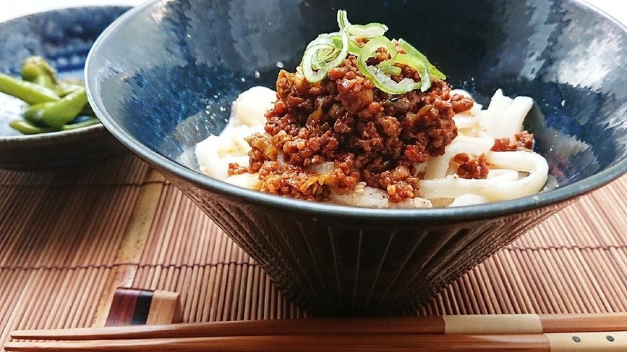 簡単！豆乳と冷凍うどんで作る冷やし担々麺の画像