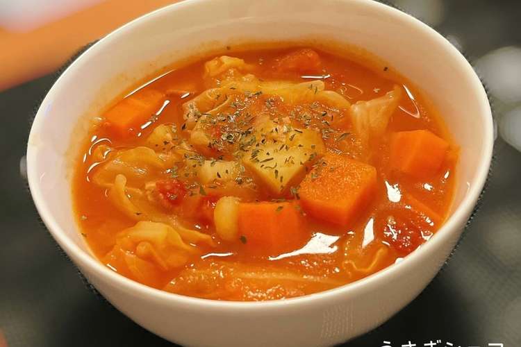 簡単 ミネストローネ トマト缶 レシピ 作り方 By うさぎシェフ クックパッド 簡単おいしいみんなのレシピが372万品