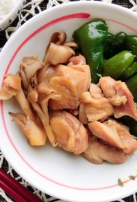 【主菜・副菜】鶏肉とピーマンのしょうゆ煮