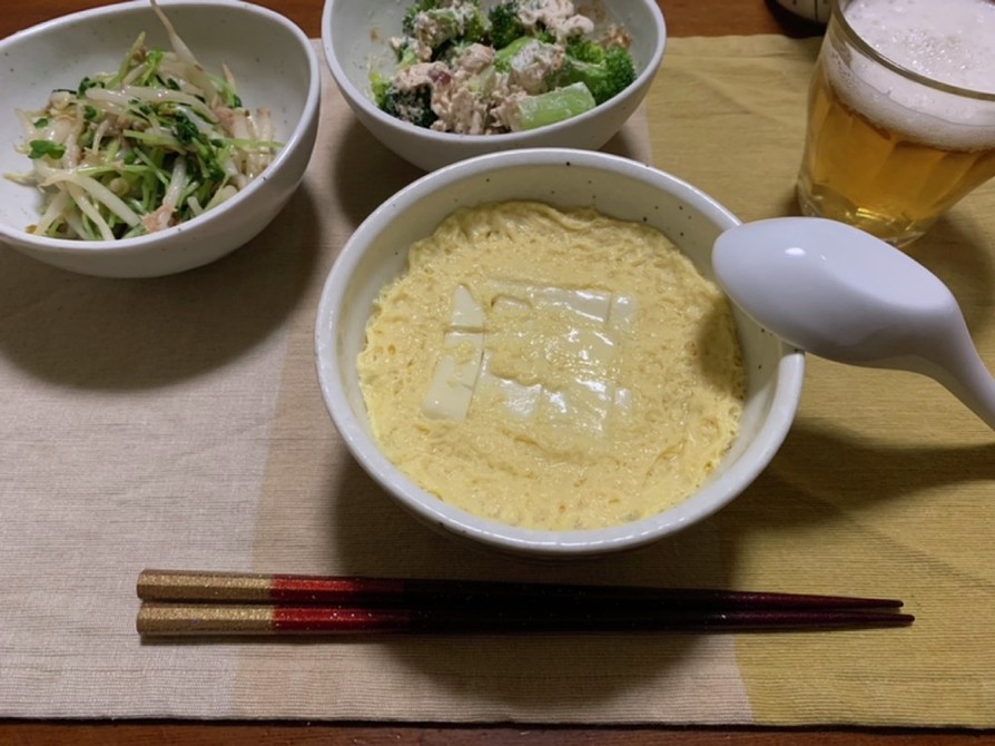 豆腐のレンチン茶碗蒸しの画像