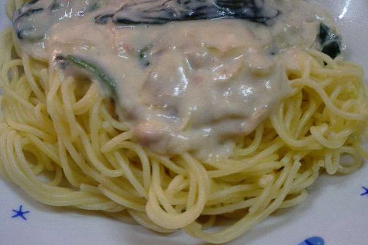 ツナとほうれん草のクリームパスタ レシピ 作り方 By しぃたん クックパッド 簡単おいしいみんなのレシピが352万品