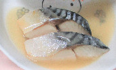 【形態食レシピ付き】鯖の味噌煮の写真