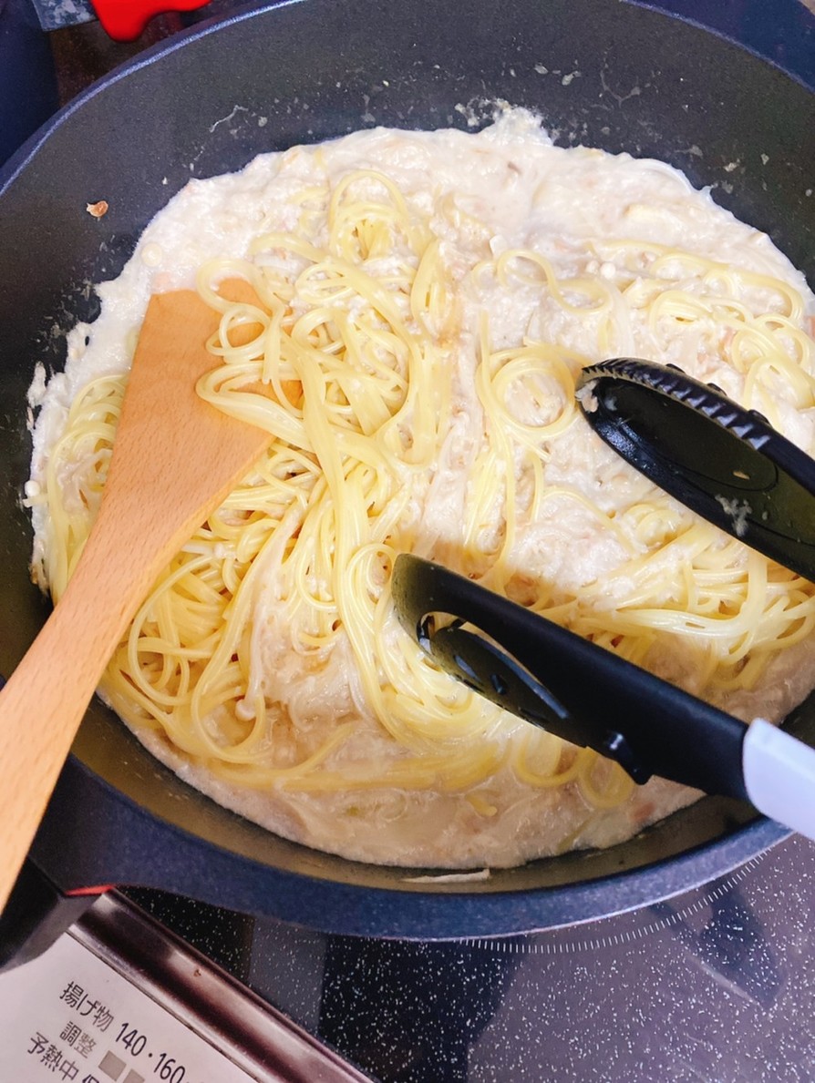 長芋で和風クリームスパゲティの画像