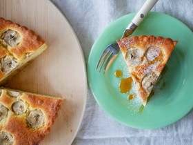 カフェ風バナナケーキ。