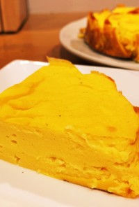 水っぽいかぼちゃの豆腐チーズケーキ
