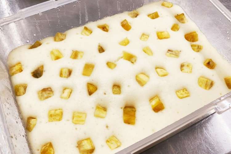 レンジで簡単 さつまいも蒸しパン 卵なし レシピ 作り方 By Comeri クックパッド 簡単おいしいみんなのレシピが361万品