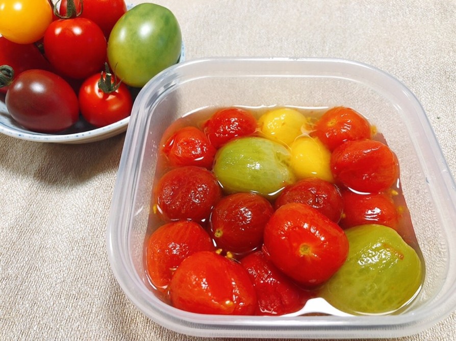 ミニトマトのコンポート by 長野県白馬村 【クックパッド】 簡単おいしいみんなのレシピが394万品