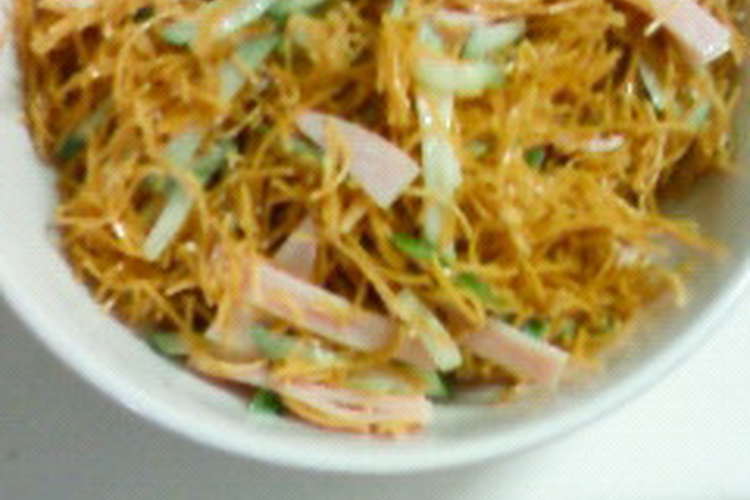 超簡単 かた焼きそばのパリパリサラダ レシピ 作り方 By あじゅみん クックパッド 簡単おいしいみんなのレシピが357万品