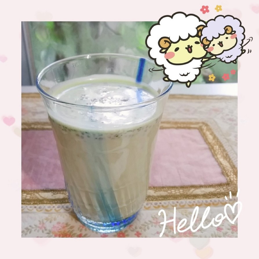 マクロビ☆ぷちぷち抹茶ココナッツミルクの画像