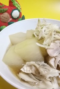 冬瓜と鶏肉の煮物