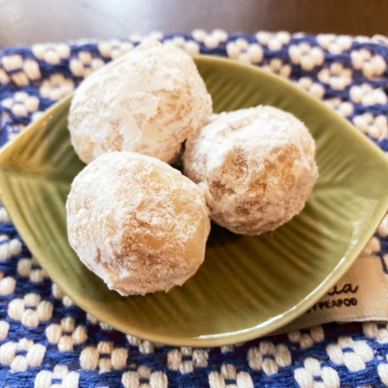 ピーナッツバタースノーボールのレシピ