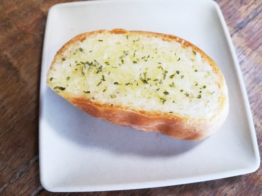 にんにくバタートースト。食べきりsizeの画像