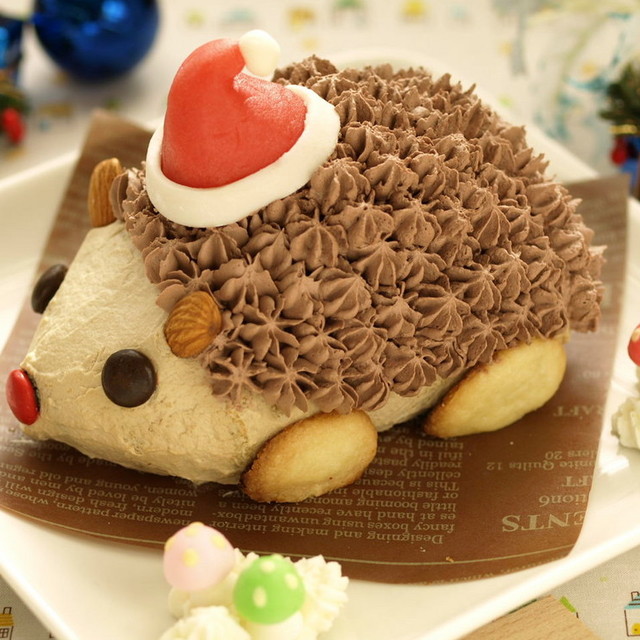 ハリネズミのクリスマスケーキ レシピ 作り方 By みほちんｗｗ クックパッド